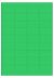 Groen A4 etiket / Laservel 48,3x29,7mm - 36 per vel permanent (doos à 200 vel)