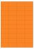 Oranje A4 etiket / Laservel 52,2x29,7mm - 40 per vel permanent (doos à 200 vel)