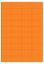 Oranje A4 etiket / Laservel 52,2x29,7mm - 40 per vel permanent (doos à 200 vel)
