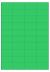 Groen A4 etiket / Laservel 52,5x29,7mm - 40 per vel permanent (doos à 200 vel)