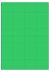 Groen A4 etiket / Laservel 52,5x35mm - 32 per vel permanent (doos à 200 vel)