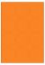 Oranje A4 etiket / Laservel -- Ø63,5mm rond - 12 per vel permanent (doos à 200 vel)