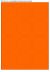 Fluor oranje A4 etiket / Laservel Ø63,5mm rond - 12 per vel permanent (doos à 200 vel)