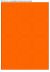 Fluor oranje A4 etiket / Laservel Ø63,5mm rond - 12 per vel permanent (doos à 200 vel)
