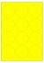 Fluor geel A4 etiket / Laservel Ø63,5mm rond - 12 per vel permanent (doos à 200 vel)