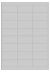 Polyester A4 etiket / Laservel Aluminium zilver mat - 63,5x33,9mm - 24 per vel - permanent (doos à 200 vel)