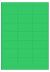 Groen A4 etiket / Laservel 63,5x38,1mm - 21 per vel permanent (doos à 200 vel)