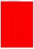 Fluor rood A4 etiket / Laservel 70x35mm - 24 per vel permanent (doos à 200 vel)