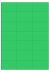 Groen A4 etiket / Laservel 70x42,4mm - 21 per vel permanent (doos à 200 vel)