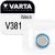 Varta V381 horloge batterij 1,55V - 11,6mx2,1mm 1-pack