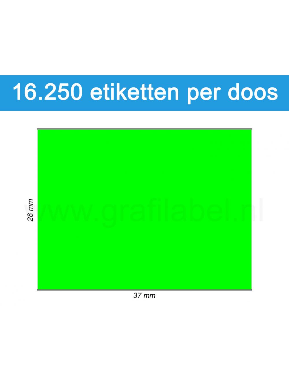 fluor groen belijming bestellen | Grafilabel.nl