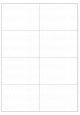 Polyester A4 etiket / Laservel Wit mat - 105x74,25mm - 8 per vel - extra permanent (doos à 200 vel)