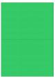 Groen A4 etiket / Laservel 210x148,5mm - 2 per vel permanent (doos à 200 vel)