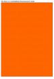 Fluor oranje A4 etiket / Laservel 210x292mm - 1 per vel permanent (doos à 200 vel)