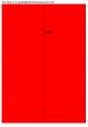 Fluor rood A4 etiket / Laservel 210x297mm - 1 per vel permanent (doos à 200 vel)