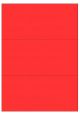 Rood A4 etiket / Laservel 210x99mm - 3 per vel permanent (doos à 200 vel)