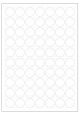 Polyester A4 etiket / Laservel Transparant mat - Ø25mm-rond - 70 per vel - permanent (doos à 200 vel)