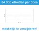 Prijsetiket wit 26x12mm - afneembare belijming - doos à 36 rol à 1.500 etiketten