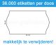 Prijsetiket wit 26x16mm - afneembare belijming - doos à 36 rol à 1.000 etiketten