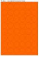 Fluor oranje A4 etiket / Laservel Ø32mm-rond - 48 per vel permanent (doos à 200 vel)