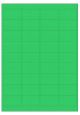 Groen A4 etiket / Laservel 48,3x29,7mm - 36 per vel permanent (doos à 200 vel)