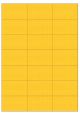 Geel A4 etiket / Laservel 70x42,4mm - 21 per vel permanent (doos à 200 vel)
