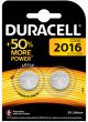 Batterij Duracell Lithium CR2016 2-pack - DL2016/2