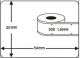 Dymo compatible label 54x25mm - 11352