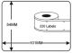 Dymo compatible label 101x54mm - 99014