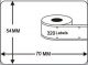 Dymo compatible label 70x54mm - 99015