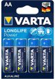 Batterij Varta Longlife Alkaline AA (LR6) 4-pack