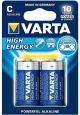 Batterij Varta High Energy Alkaline C (LR14) 2-pack