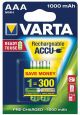 Batterij Varta oplaadbaar AAA NiMh 1000mAh 2-pack