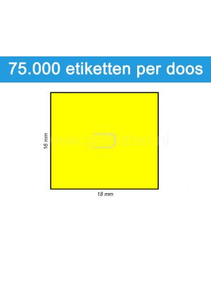 en etiketten voor elk prijstang |